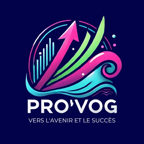 Logo PRO’VOG, accompagnement en conseil en image et insertion professionnelle, axé sur la transformation, la confiance et l’élan vers l’avenir.